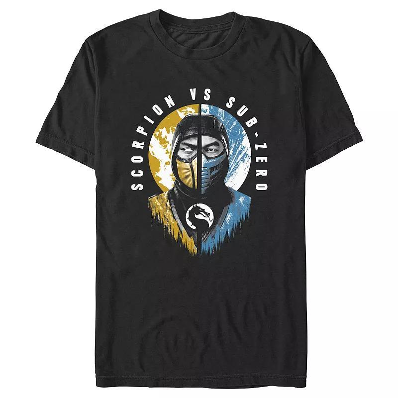 Mens Mortal Kombat Scorpion vs Subzero Graphic Tee Product Image