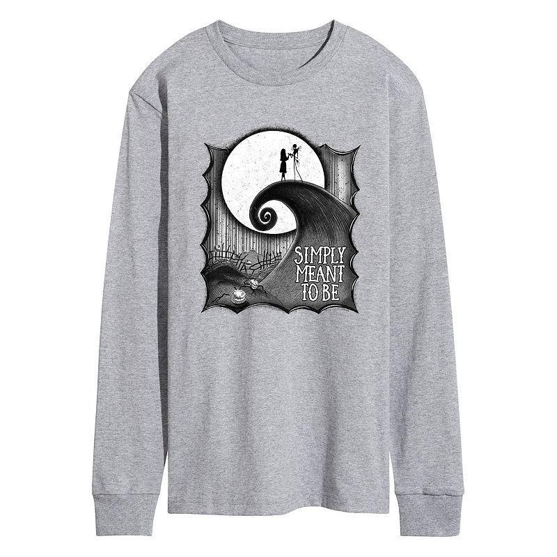 Disneys Nightmare At Christmas Mens Long Sleeve Graphic Tee Product Image