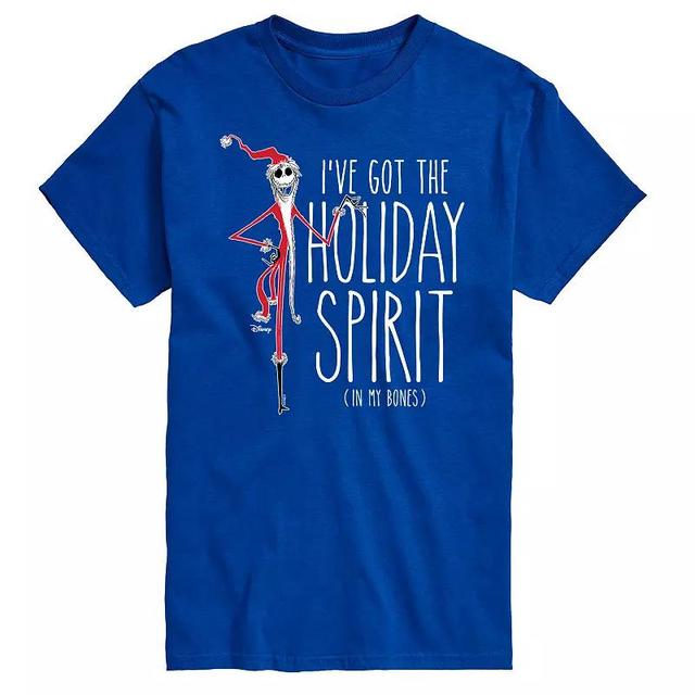 Disneys The Nightmare Before Christmas Mens Holiday Spirit In My Bones Graphic Tee Product Image