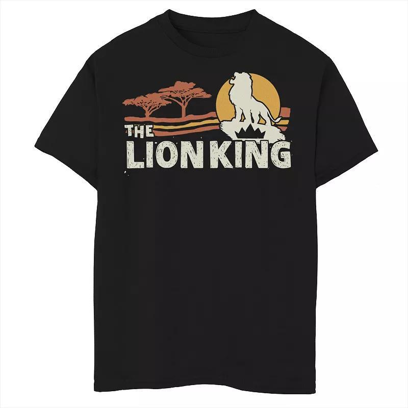 Disneys The Lion King Mens Savannah Sunrise Graphic Tee Product Image