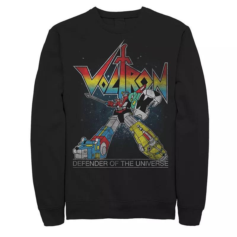 Mens Voltron: Retro Defender Rainbow Sweatshirt Product Image