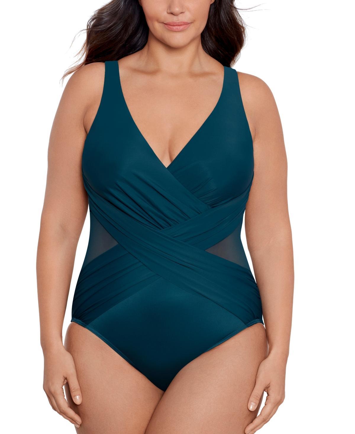 Miraclesuit Illusionist Crossover One-Piece Swimsuit Product Image