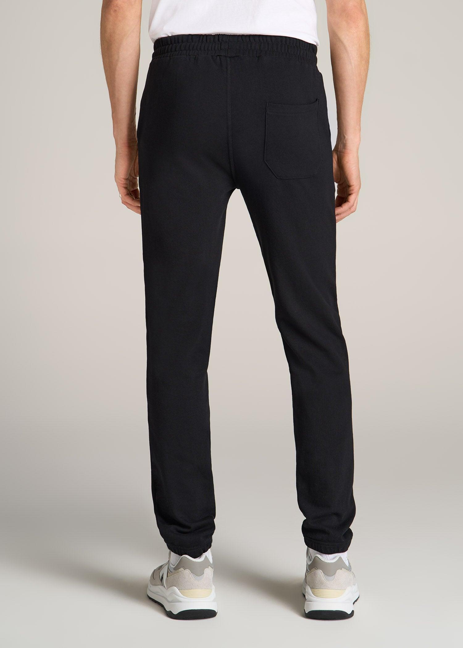 Wearever French Terry Sweatpants for Tall Men in Black Male Product Image