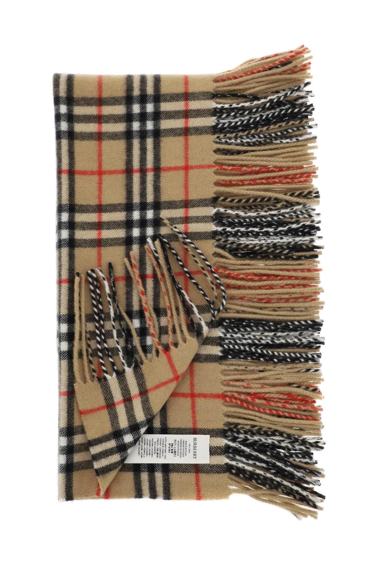 BURBERRY Ered "happy Cashmere Checkered In Brown Product Image