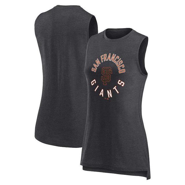 Womens Fanatics Branded Heather Charcoal San Francisco Giants What Goes Around Tank Top Product Image