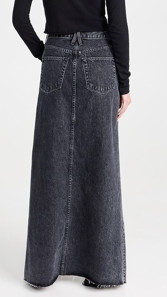 SLVRLAKE Dallas Double Yoke Maxi Skirt Last Stand | Shopbop Product Image