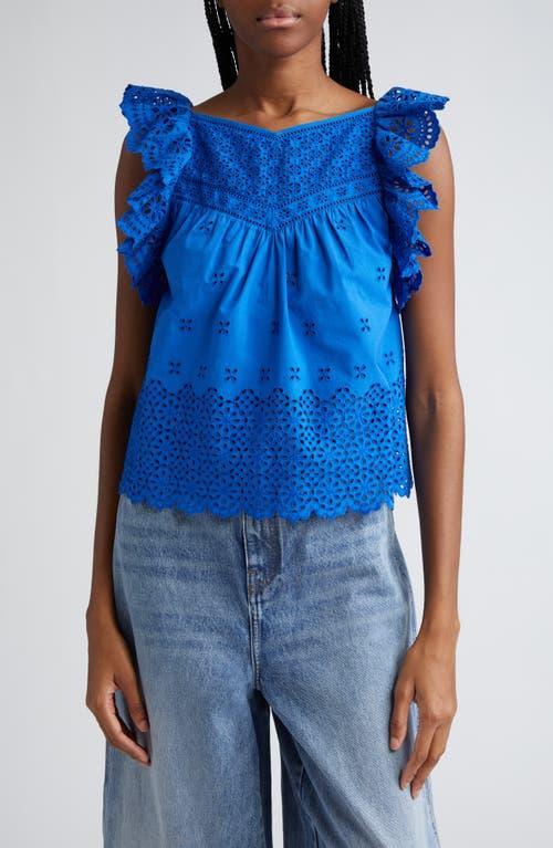 Ulla Johnson Leona Cotton Eyelet Top Product Image