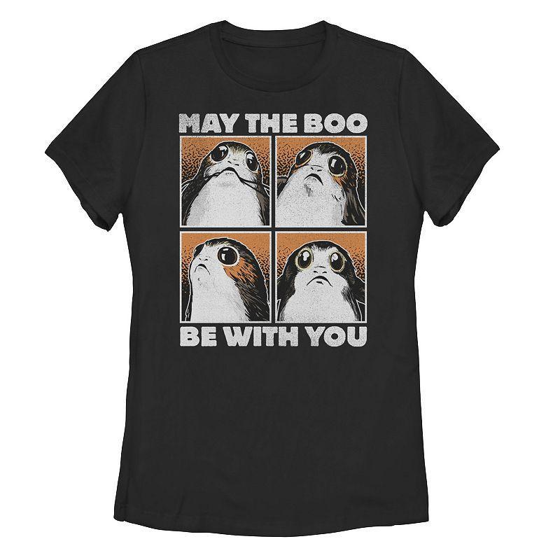 Mens Star Wars May The Boo Be With You Porg Tee Product Image