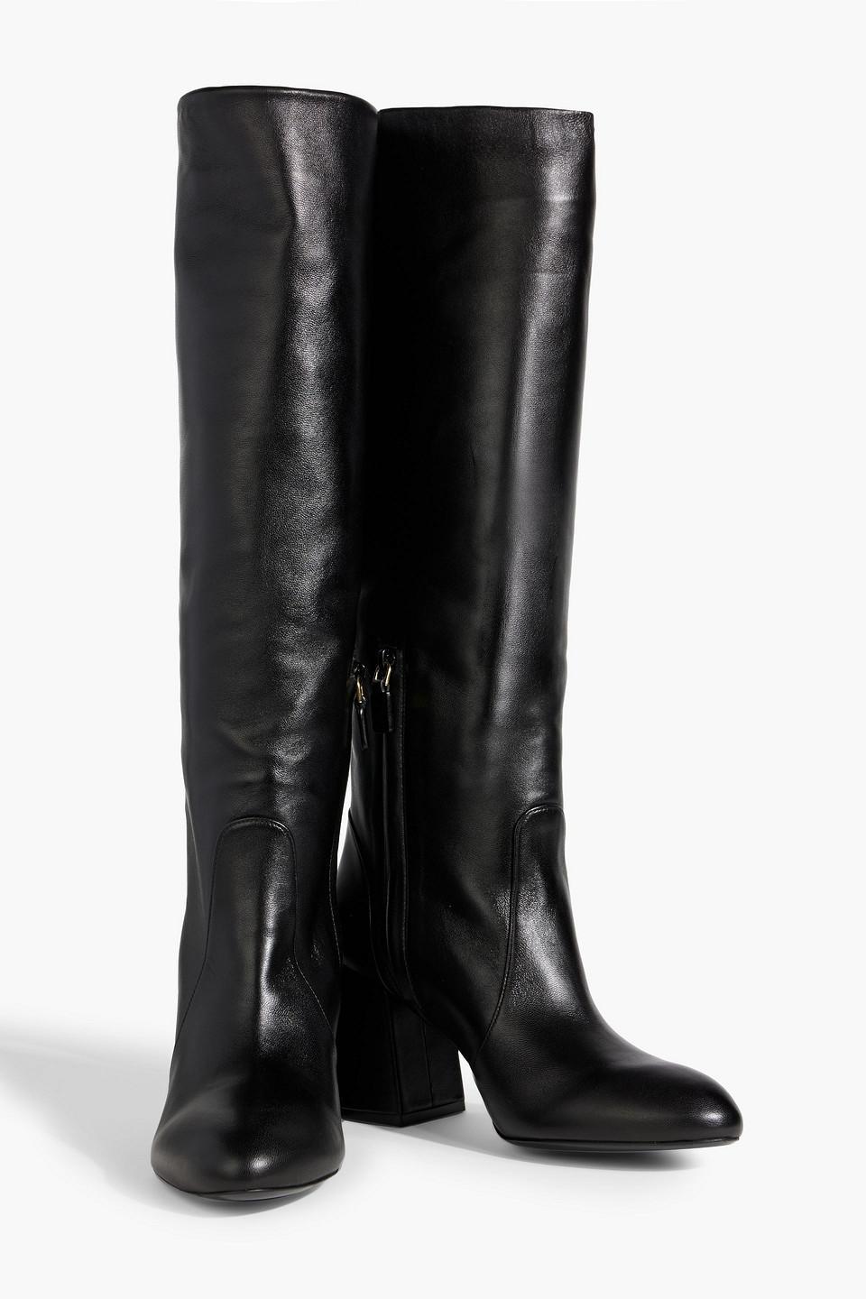 Woman Boot Black Size 7.5 Calfskin Product Image