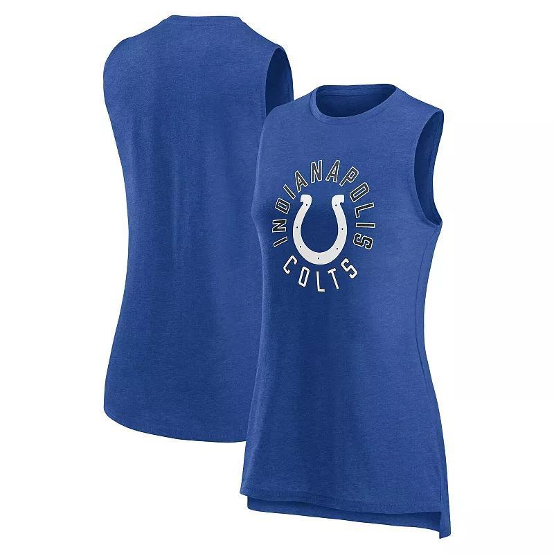 Womens Fanatics Heather Royal Indianapolis Colts What Goes Around Tank Top Product Image