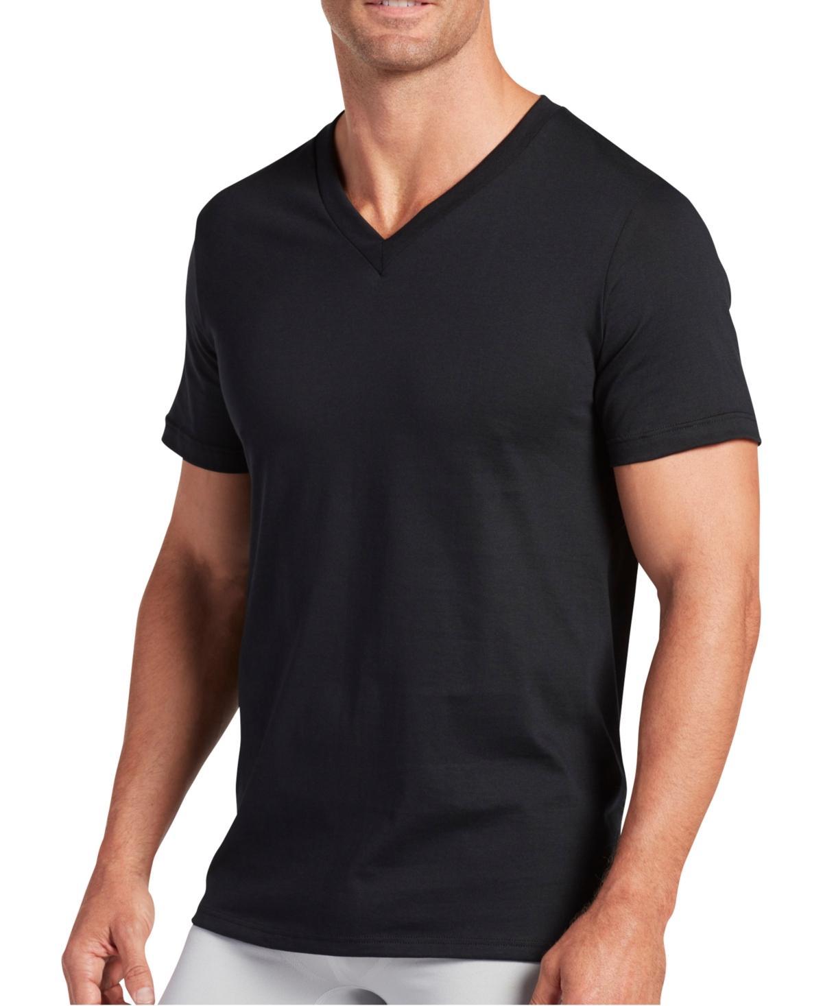 Mens Jockey Classic V-Neck 3 Pack Tees +1 Bonus Product Image