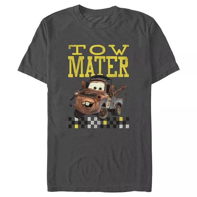 Disney / Pixars Cars Tow Mater Mens Graphic Tee Grey Product Image