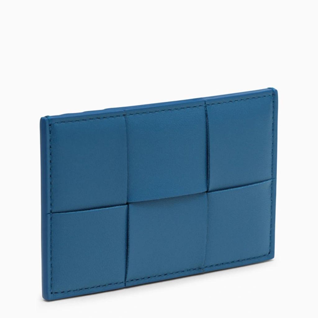 BOTTEGA VENETA Blue Cassette Card Holder Product Image