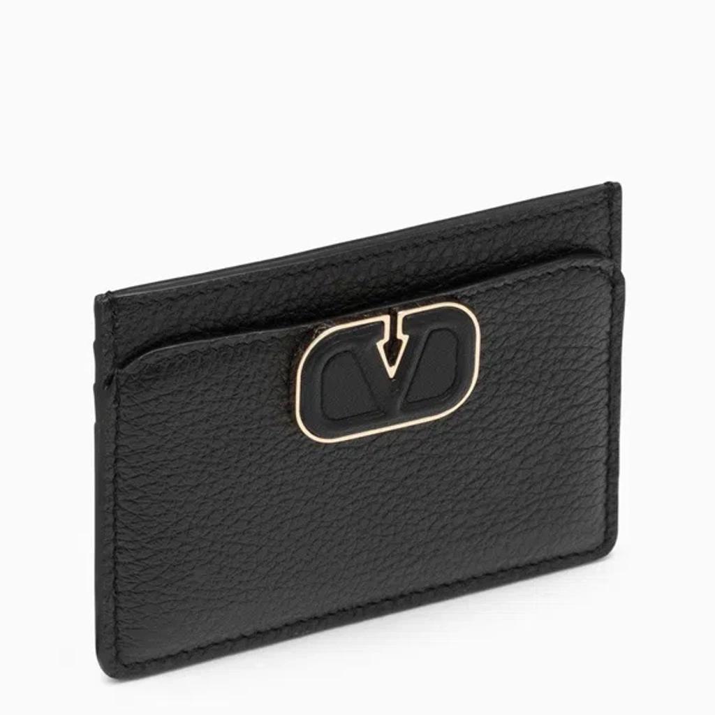 T Line Classic Cards Holder In Black Product Image