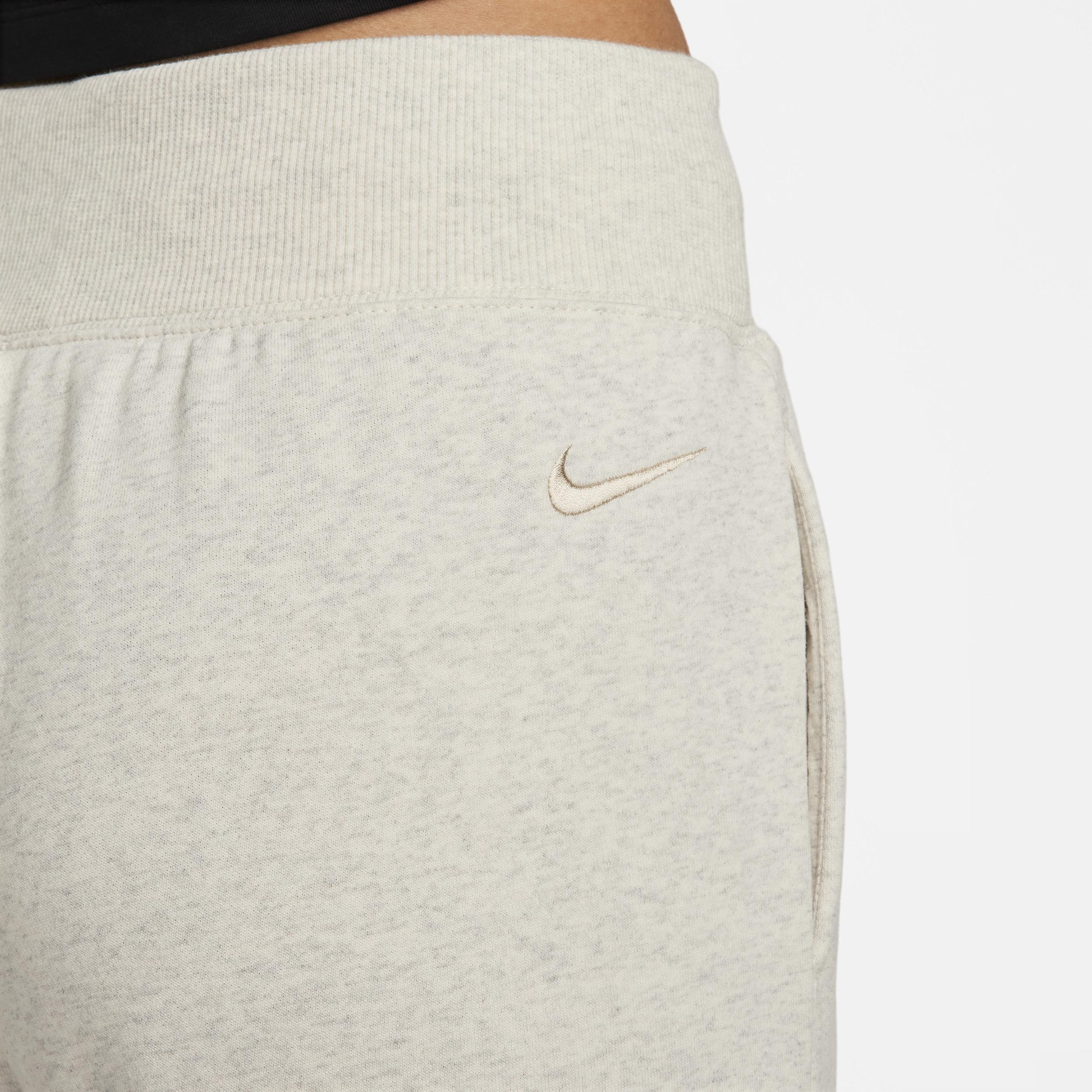 Womens Nike Sportswear High-Waisted Wide-Leg Fleece Pants Product Image