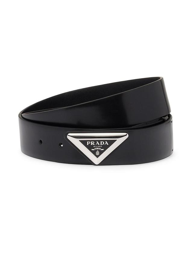 Mens Brushed Leather Belt Product Image