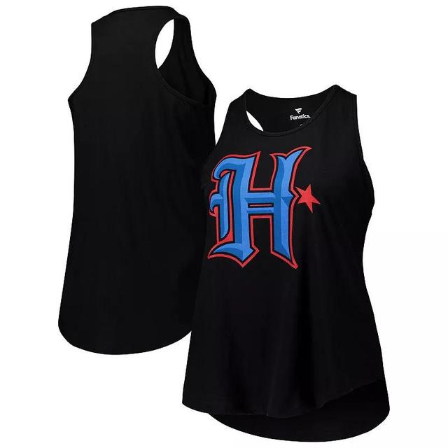 Womens Fanatics Houston Texans Plus Size Racerback Tank Top Product Image