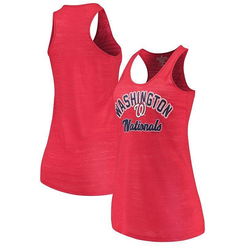 Womens Soft as a Grape Washington Nationals Multicount Racerback Tank Top Product Image