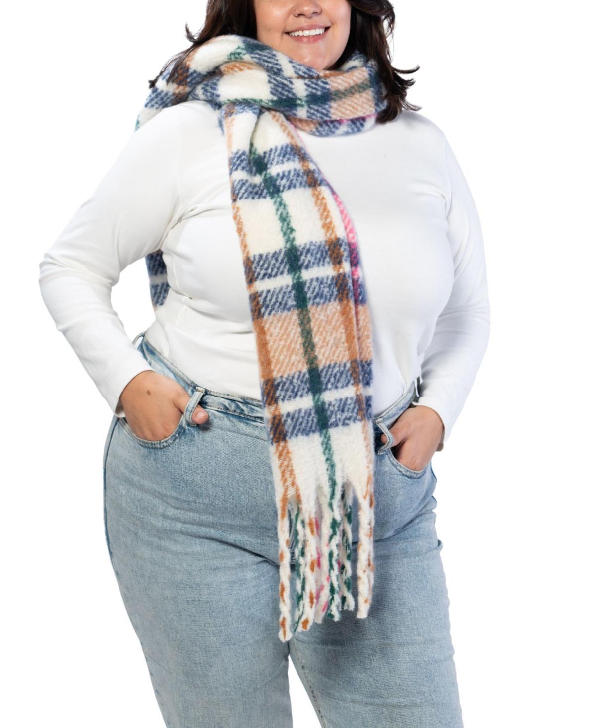 Marcus Adler Plaid Scarf Product Image