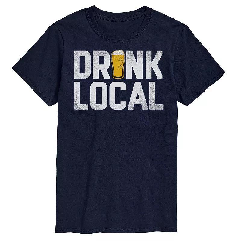 Mens Drink Local Tee Blue Product Image