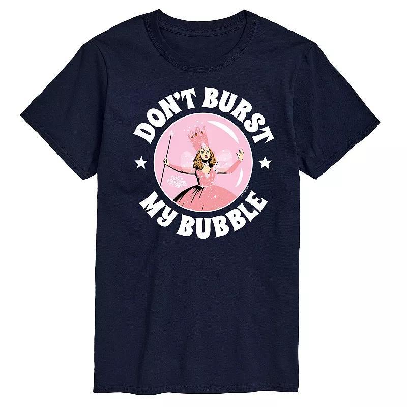 Mens Wizard Of Oz Dont Burst My Bubble Graphic Tee Blue Product Image