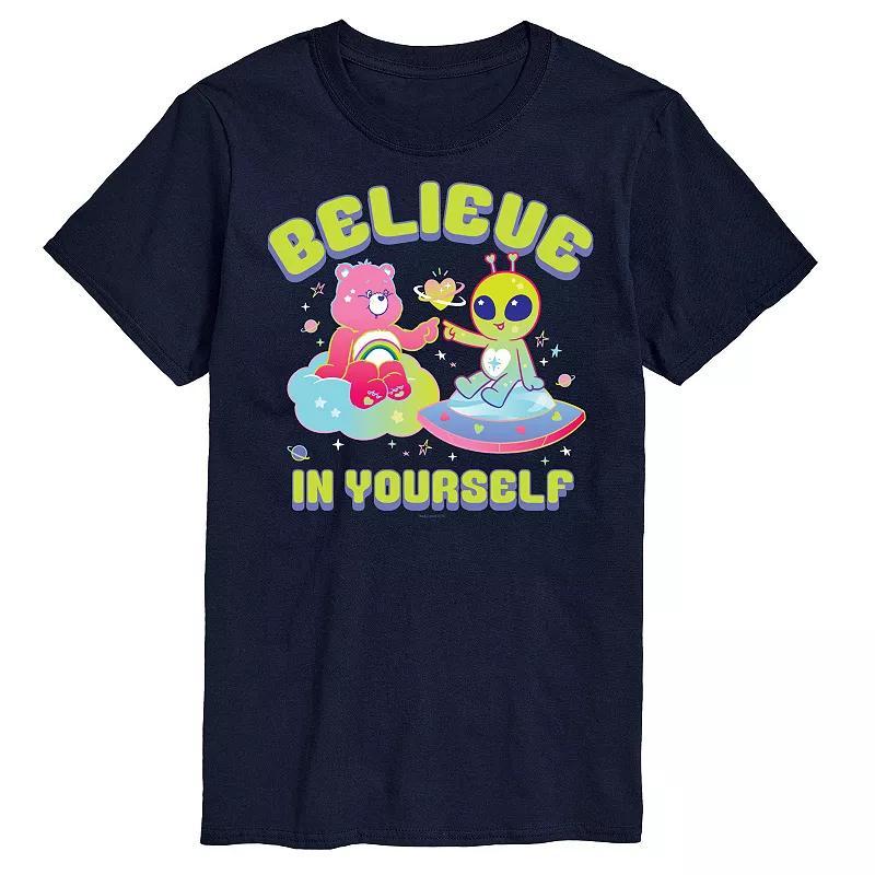 Mens Care Bears Believe In Yourself Graphic Tee Product Image