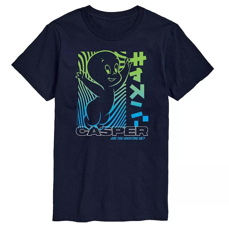 Big & Tall Casper The Raver Graphic Tee, Mens Blue Product Image