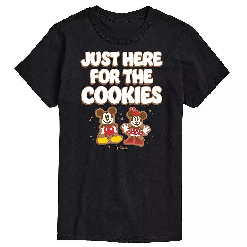 Disneys Big & Tall Just Here For The Cookies Graphic Tee, Mens Product Image