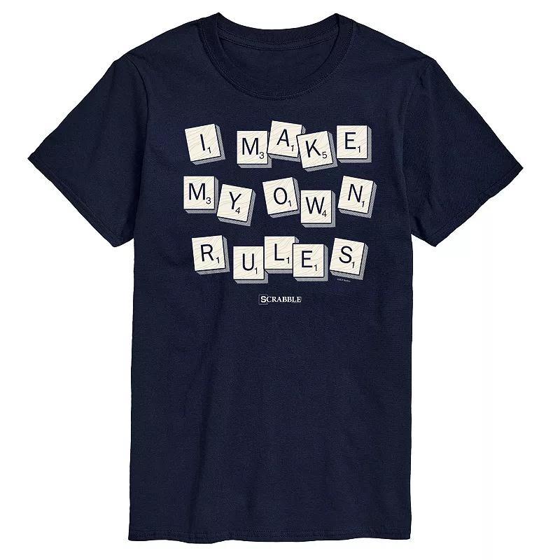 Mens Scrabble Make My Own Rules Graphic Tee by Hasbro Product Image