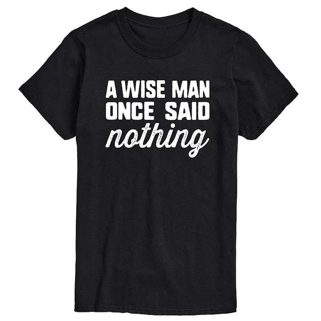 Big & Tall A Wise Man Once Said Graphic Tee, Mens Product Image