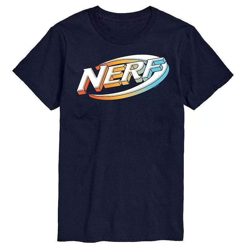 Mens Nerf 3D Logo Graphic Tee Med Blue Product Image