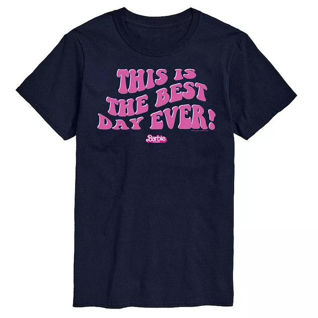 Big & Tall Barbie The Movie Theatrical Best Day Ever Graphic Tee, Mens Product Image