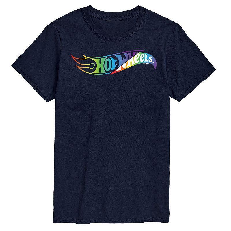 Big & Tall Hot Wheels Pride Wheels Graphic Tee, Mens Product Image