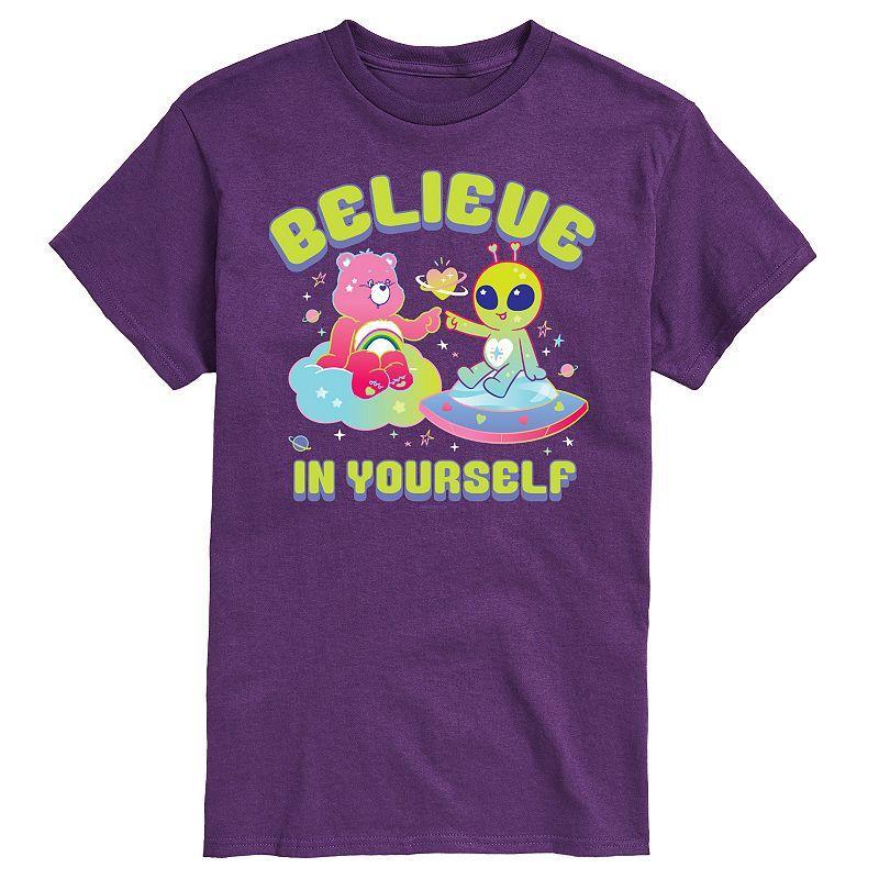 Mens Care Bears Believe In Yourself Graphic Tee Product Image