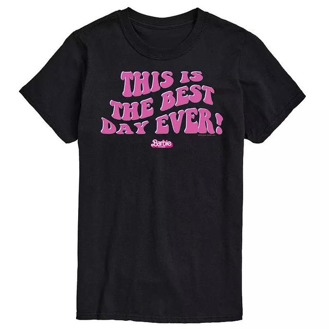 Big & Tall Barbie The Movie Theatrical Best Day Ever Graphic Tee, Mens Product Image