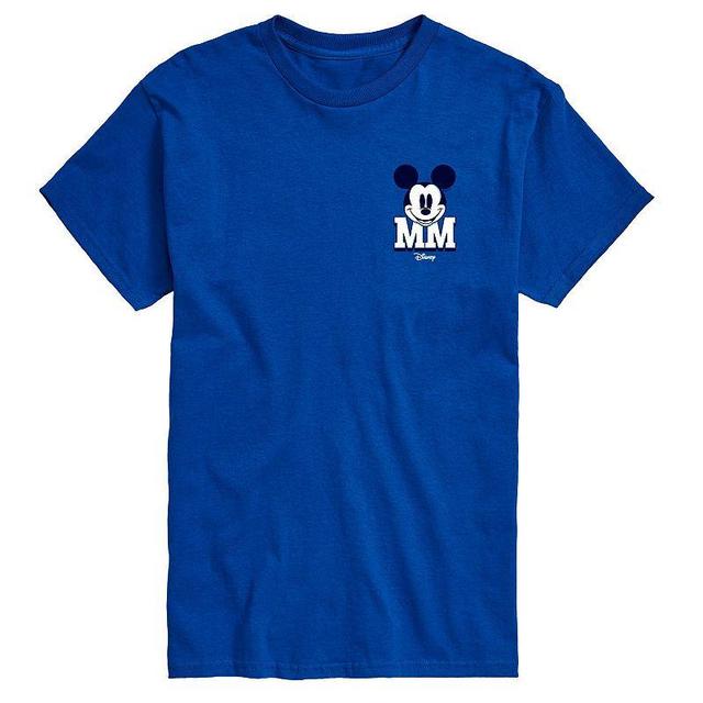 Big & Tall Disney Mickey Mouse Tee, Mens Med Blue Product Image