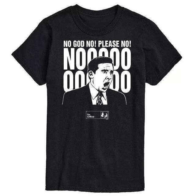 Mens The Office No God Please No Tee Product Image