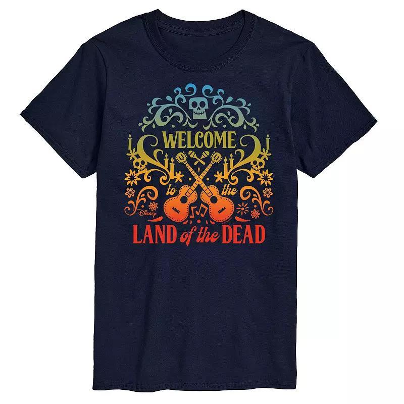 Big & Tall Disney Coco Land Of The Dead Tee, Mens Blue Product Image