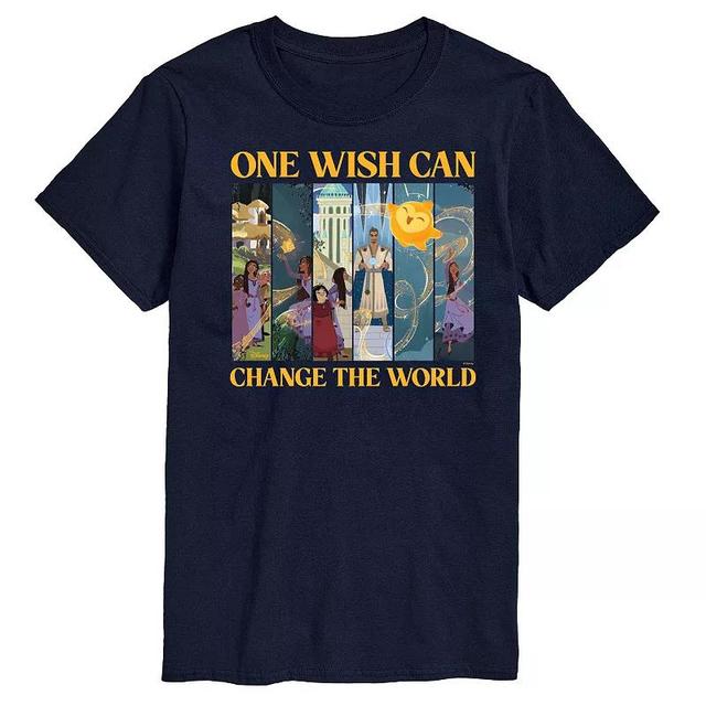 Disneys Wish Mens One Wish Graphic Tee Product Image