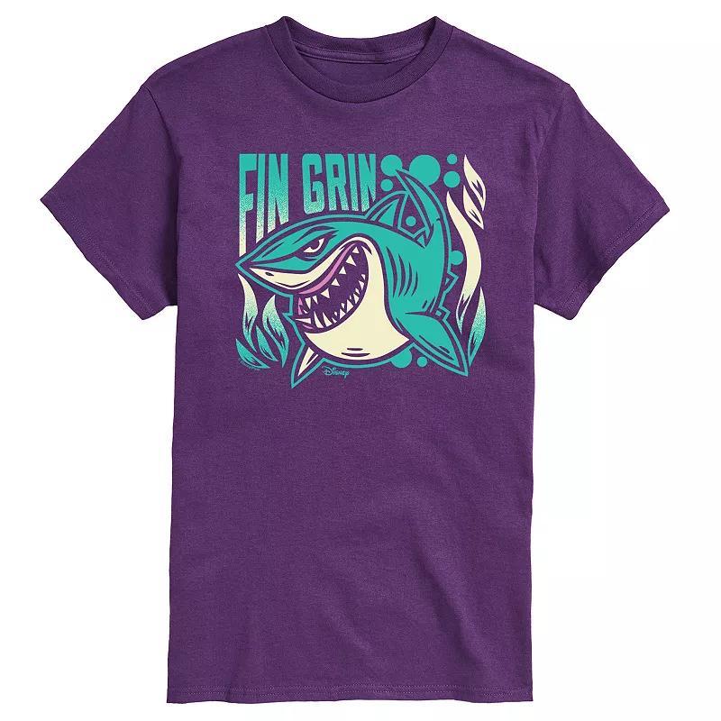 Disney / Pixars Finding Nemo Mens Fin Grin Graphic Tee Red Product Image