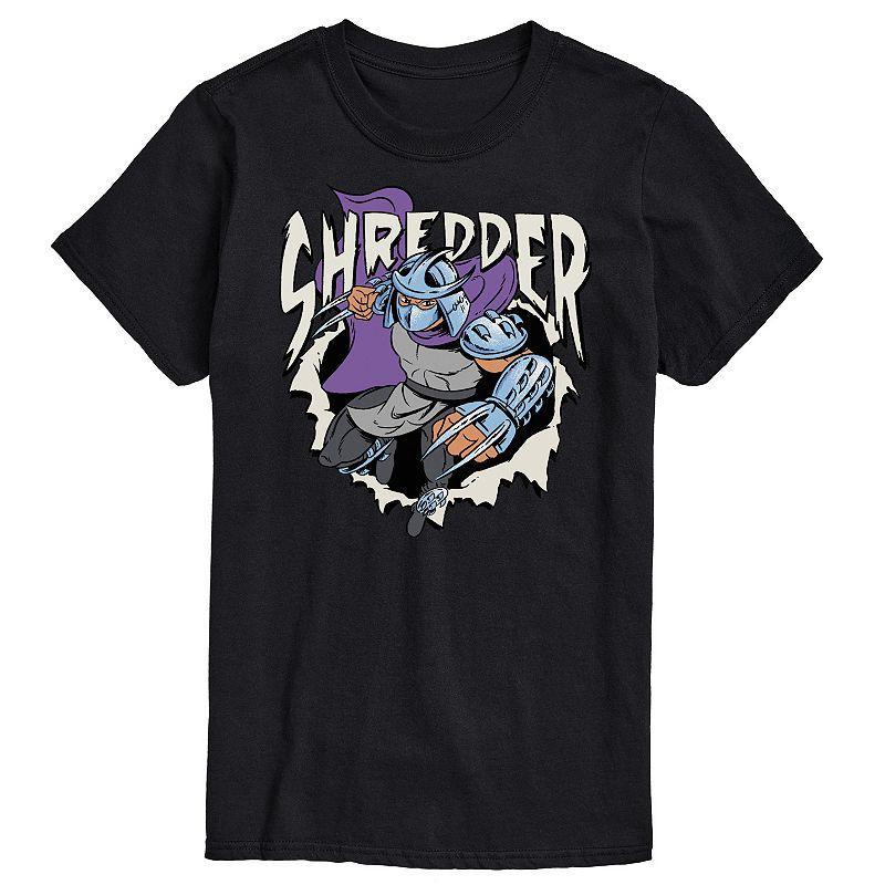 Big & Tall TMNT Shredder Graphic Tee, Mens Med Grey Product Image