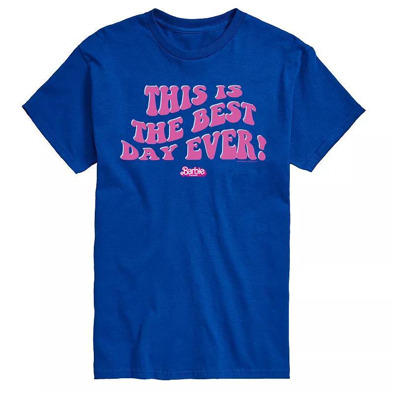 Big & Tall Barbie The Movie Theatrical Best Day Ever Graphic Tee, Mens Product Image