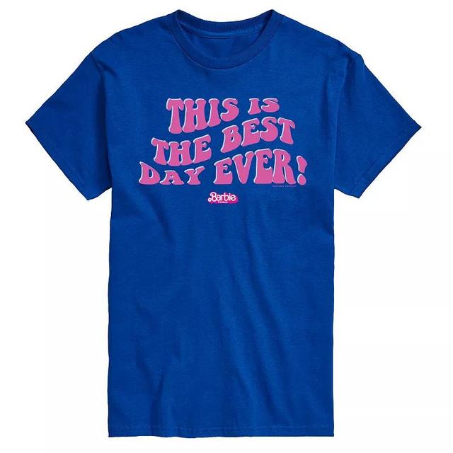 Mens Barbie Theatrical Best Day Ever Graphic Tee Product Image