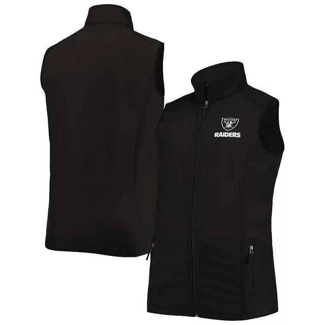 Mens Dunbrooke Black Las Vegas Raiders Big & Tall Archer Softshell Full-Zip Vest Product Image