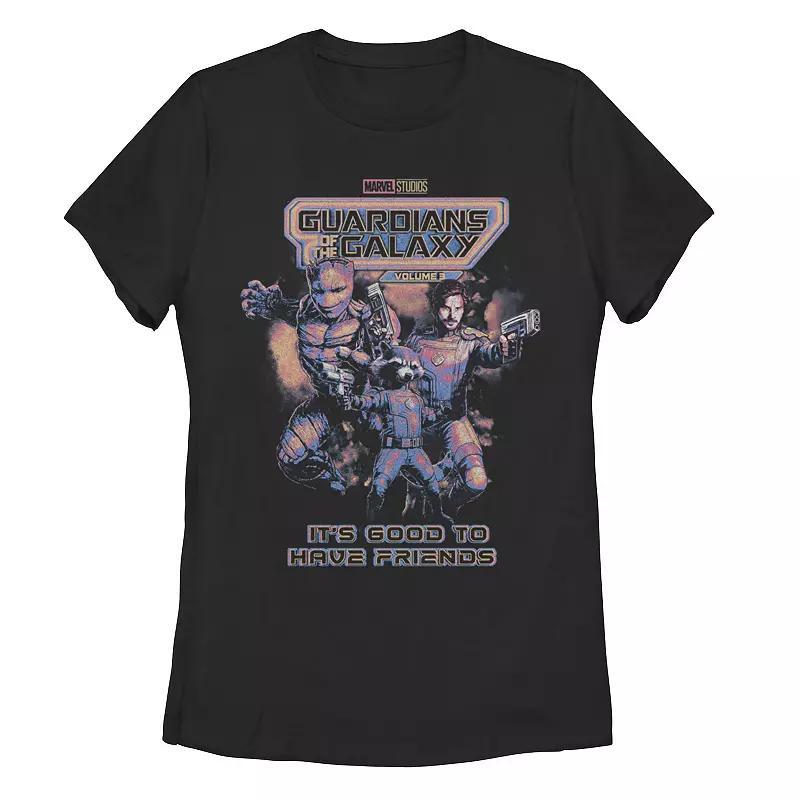 Juniors Harry Potter And The Sorcerers Stone Group Shot Distressed Tee, Girls Product Image