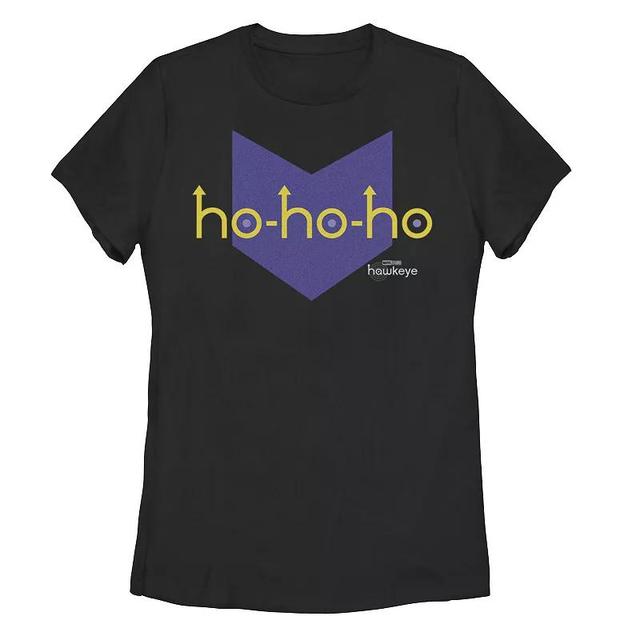 Juniors Marvel Hawkeye Ho-Ho-Ho Logo Graphic Tee, Girls Product Image