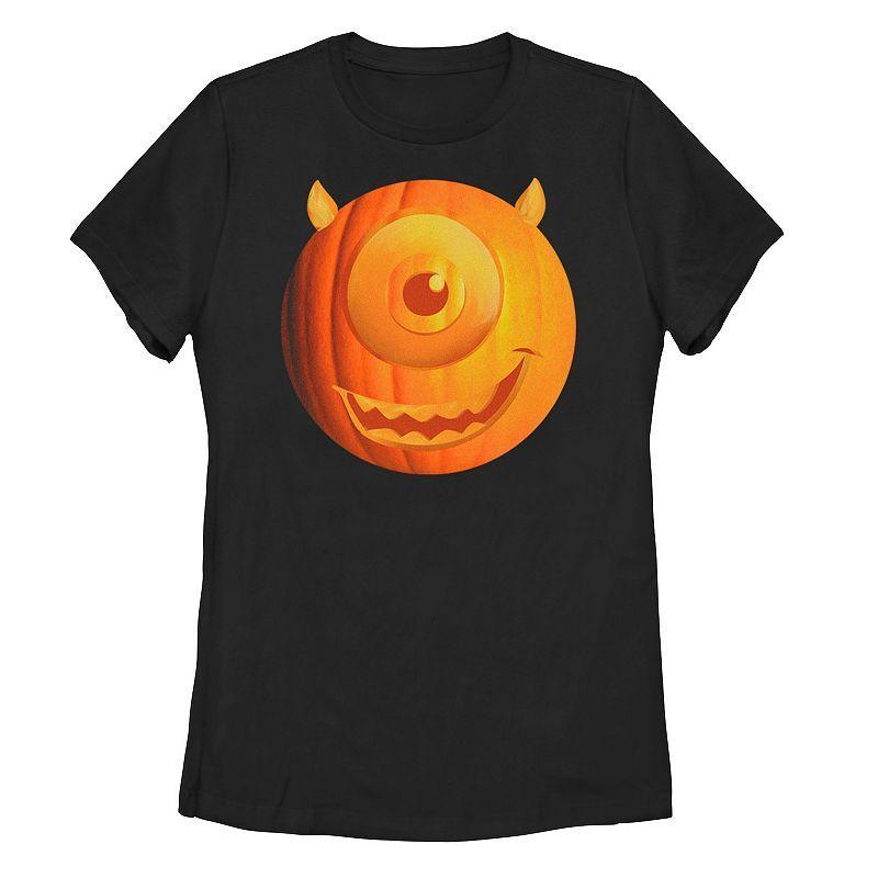 Mens Monsters University Mike Pumpkin Face Tee Product Image