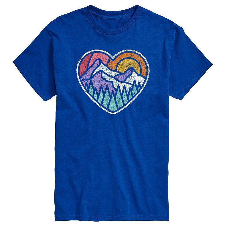 Mens Mountain Forest Heart Tee Product Image