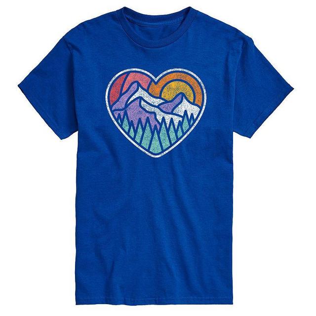 Big & Tall Mountain Forest Heart Tee, Mens Product Image