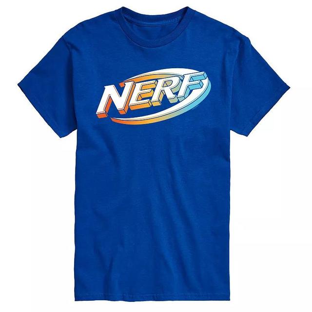 Big & Tall Nerf 3D Logo Graphic Tee, Mens Med Blue Product Image